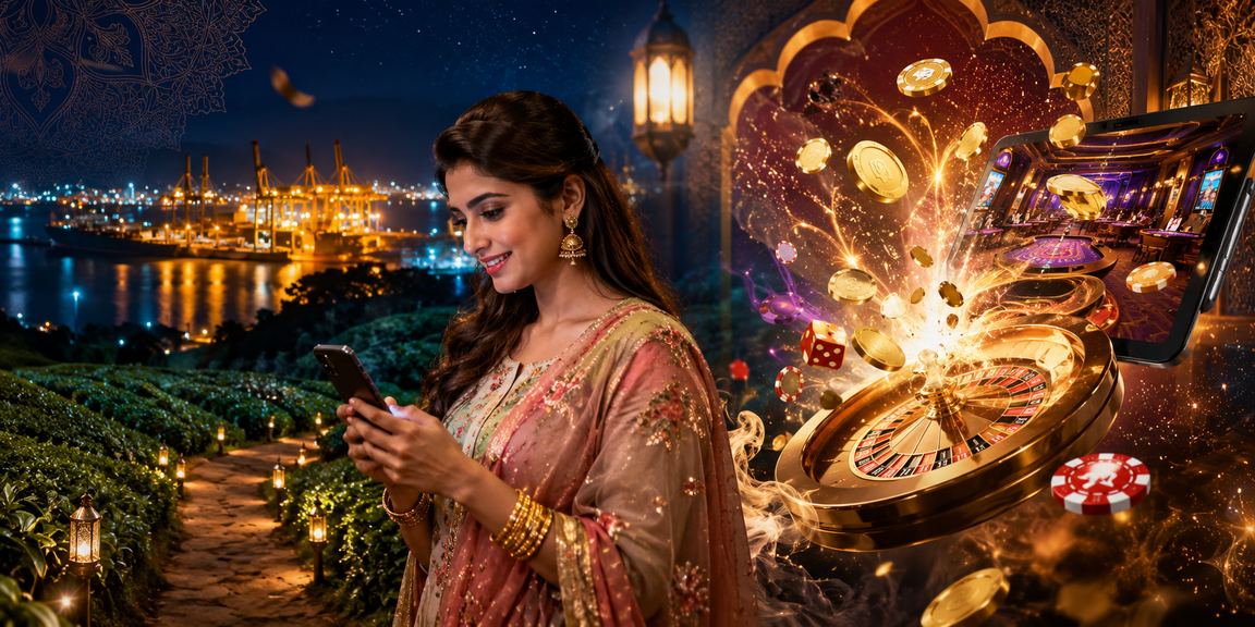 চট্টগ্রামে ঈদ উৎসবে মোবাইলে ক্যাসিনো ব্যবহার করছেন একজন ব্যবহারকারী