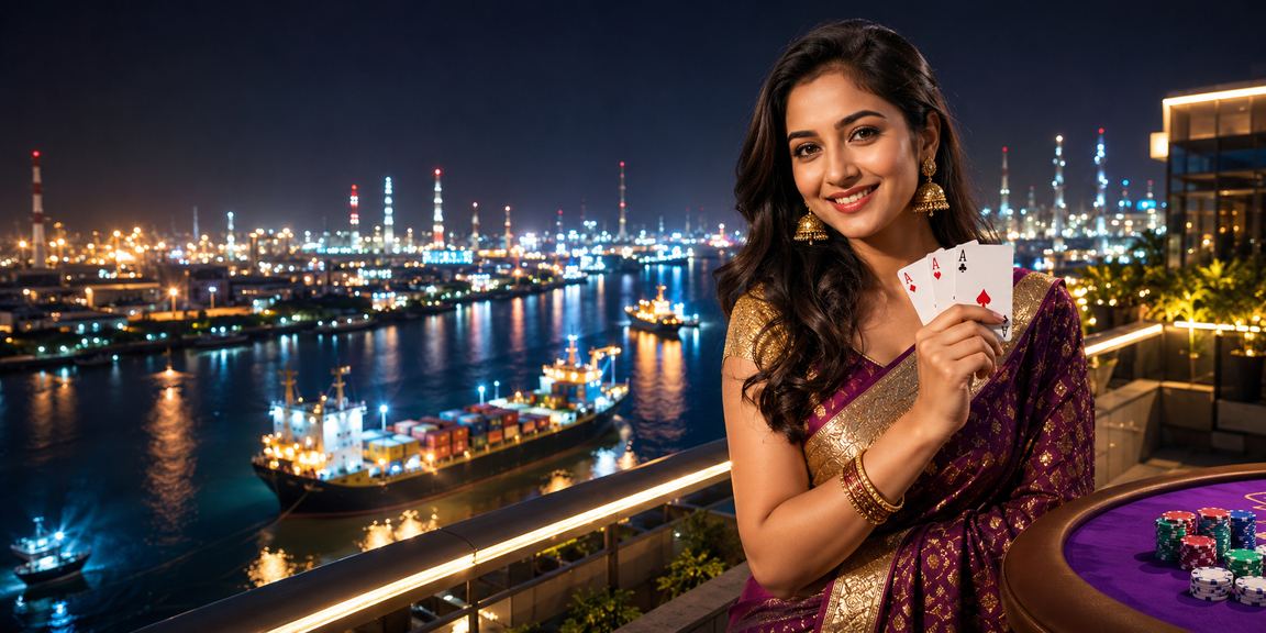 গাজীপুরে পোকার গেম খেলছেন একজন বাংলাদেশি মডেল