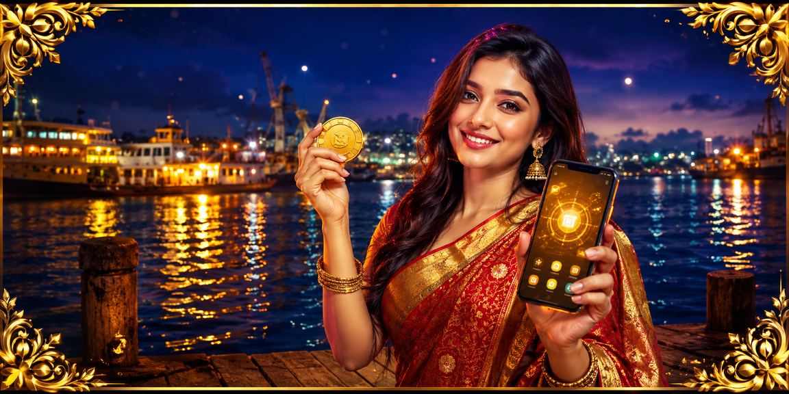 নারায়ণগঞ্জে মোবাইল পেমেন্ট করছেন একজন বাংলাদেশি মডেল